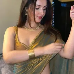 Flip The Style Silk Blend Designer Block Print Saree image 2