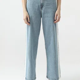 Kraus Jeans Women Wide Leg High-Rise Light Fade Jeans-picture-42