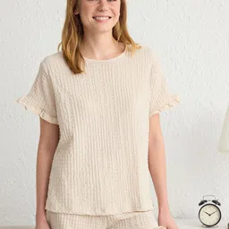 Trendyol Round Neck Night Suit image 5