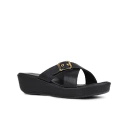 Inc 5 Women Open Back Round Toe Sandal With Buckles image 5