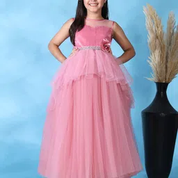 Toy Balloon kids Girls Net Fit & Flare Maxi Dress image 3