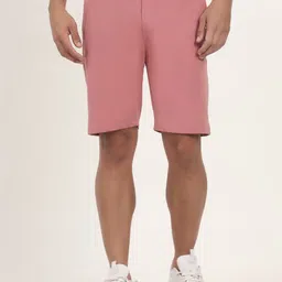 JADE BLUE Men Slim Fit Cotton Stretch Shorts-image-28