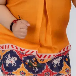 Vivedkids Girls Printed Regular Pure Cotton Kurta with Palazzos image 5