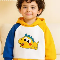 Finders Unisex Kids Graphic Printed Colorblocked Round Neck Full Sleeve Sweatshirt-picture-58