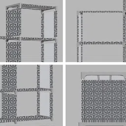 sb07 18 Layer Multipurpose Portable SpaceSaving Cloth/Shoe/Books Shelf Home & Office Metal Open Book Shelf image 4