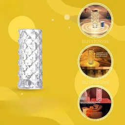 life style rp enterprises Color Changing Touch Night Light with Remote, USB Rechargeable Lamp Table Lamp image 1