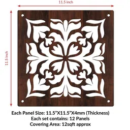 RANDOM Brown Ethnic Motifs Window Blinds image 5
