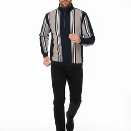 Octave Men Colourblocked Sweatshirt-image-40