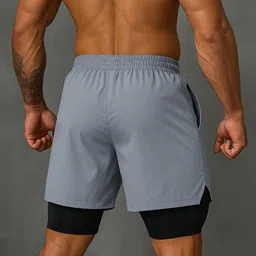 THIRD QUADRANT Men Regular Fit Sports Shorts image 2