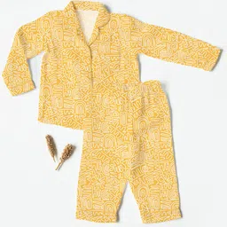 cocoon care Unisex Kids Printed Night suit-picture-45