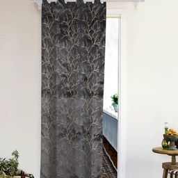 THE CONVERSION Grey Room Darkening Long Door Curtain-picture-36