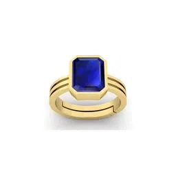 Pranjal Gems Unisex 13.25 Ratti Sapphire Gemstone Adjustable Finger Ring-picture-20