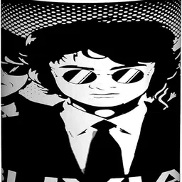 Get Fatang Black & White Printed Ceramic Glossy Mugs Set of Cups and Mugs 350 Ml image 2