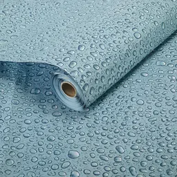 Aura Blue Printed Waterproof Self-Adhesive Wallpaper-image-37