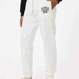 Koton Women Printed Mid Rise Joggers-image-47