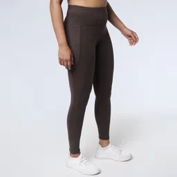 blissclub Solid Women Brown Tights image 4