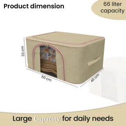 aura Kuber Industries Beige Set of 1 Regular Drawer Organiser Organisers image 4