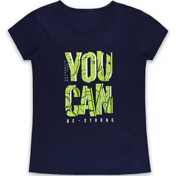 Wish Karo Women Typography Printed Round Neck Cotton T-shirt-image-71