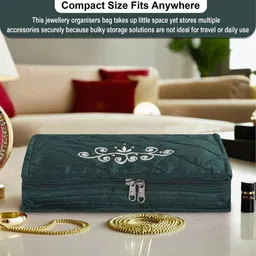 Aura Green Set of 2 Regular Jewellery Organiser Organisers image 3