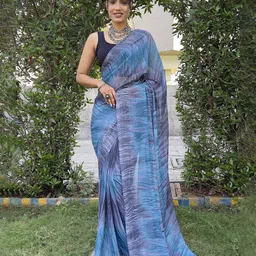 KALINI Tie and Dye Pure Chiffon Ready to Wear Saree-picture-40