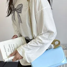 StyleCast PU Structured Sling Bag image 2