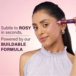 Hilary Rhoda Highly Pigmented & Dewy Finish Quick Cream Blush 20 ml- Perfect Pink-04 image 3