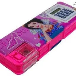 trendy one Pencil Box Barbie Art Plastic Pencil Box image 1