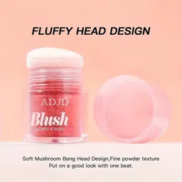adjd Long-lasting Waterproof Fine Loose Powder Blush image 2