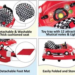 luvlap Musical Walker & Rocker With Parent Rod image 5