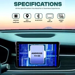 bassoholic 9-Inch Android Car Stereo | 4GB RAM + 64GB Storage | Reverse Camera | Bluetooth Car Stereo image 4