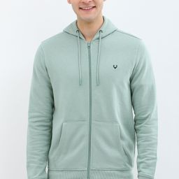 allen solly Men Full Sleeve Solid Hooded Sweatshirt-picture-28