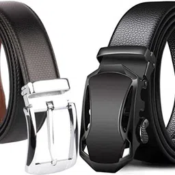 artisanwear Men & Women Casual Black, Black Artificial Leather, Artificial Leather, Texas Leatherite Belt-picture-46