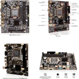 Reliance RDV200 H110 Core i5 6th Gen (8 GB RAM/Intel UHD 530 Onboard Graphics/256 GB SSD Capacity/Windows 11 Pro) Mini Tower image 3