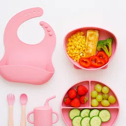 Silicone Baby Feeding Set of 6 for Kids - Semi-Matte-image-21