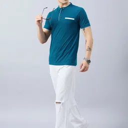 Zigo Men Polo Collar Pockets T-shirt image 5