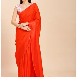 ASISA Solid No Border Daily wear Saree-picture-10