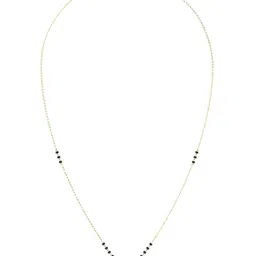 Bhumi Gold-Plated Artificial Stones and Beads Mangalsutra image 4