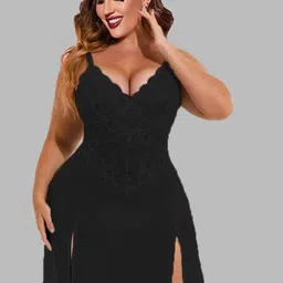 Dreambe Self Design Shoulder Straps Baby Doll image 3