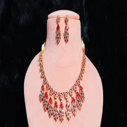 BlingNation American Diamond Studded Jewellery Set-picture-11