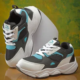 ASIAN Boys Woven Design Synthetic Leather Lace-Ups Regular Sneakers-picture-10