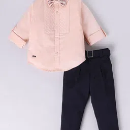 LITTLE COLLARS Boys Embellished Shirt with Trousers-image-15