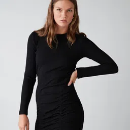 GRIMELANGE Women Bodycon Mini Dress-image-2