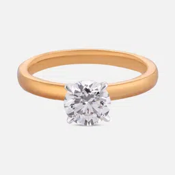 Crash.Club By CKC 18KT Rose Gold 2.04 Carat Diamond Studded Ring - 3.76 g image 3