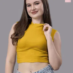 Friskers Cotton Crop Top-image-22