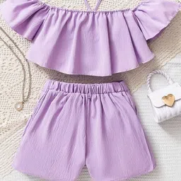 LULU & SKY Girls Top with Shorts image 2