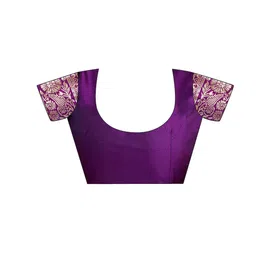 SANISA Woven Design Zari Silk Blend Handloom Saree image 3