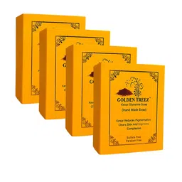 Golden Treez Set Of 4 Saffron Hand Made Soap-460g Each image 2