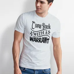 Seekbuylove Men Typography Printed Bio Finish T-shirt image 3