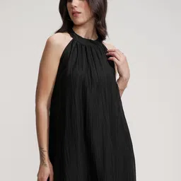 Tokyo Talkies Women Cowl Neck A-Line Midi Dress-picture-35