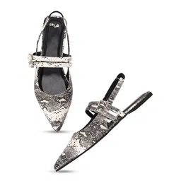 Styli Women Ballerinas with Buckles Flats image 2